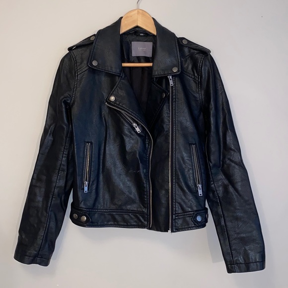 Jackets & Blazers - B.YOUNG Vegan Leather Jacket Size 36 (small)